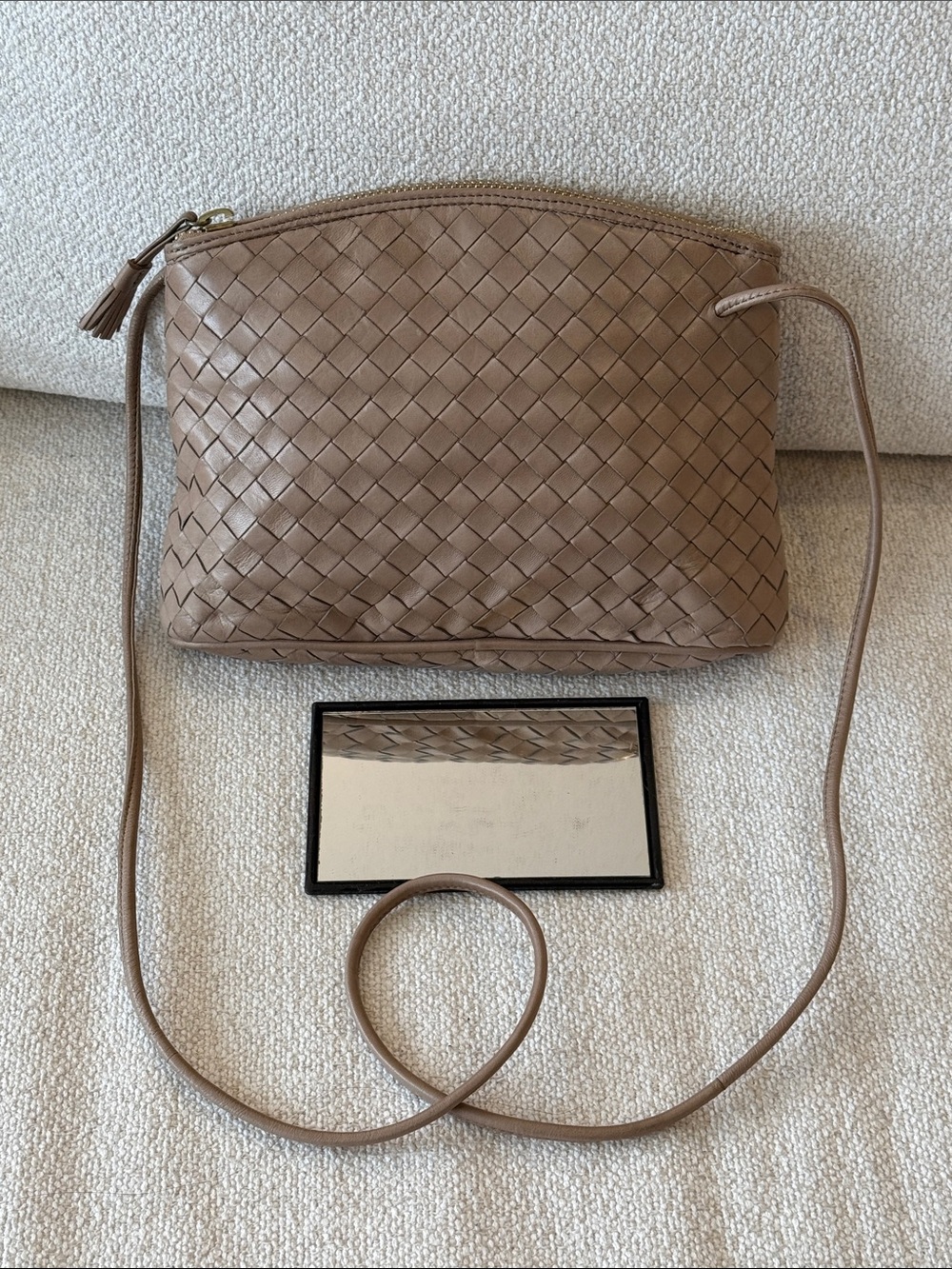 Vintage Bottega Veneta Intrecciato Crossbody Bag